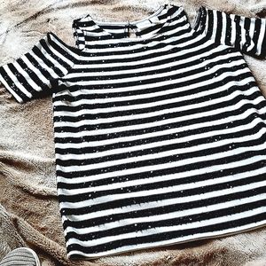 Chico's Bare Shoulder Top Size 1